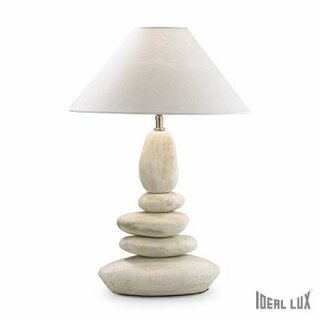 Tischlampe Dolomiti aus Steinen